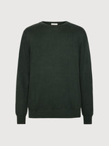 Pullover Merino Green | Knowledge Cotton Apparel