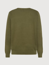 Pullover Vagn Green Man | Knowledge Cotton Apparel