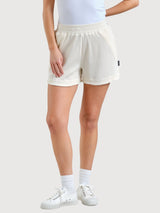 Pantaloncini a rombi Aspudden, color crema, cotone | DEDICATED