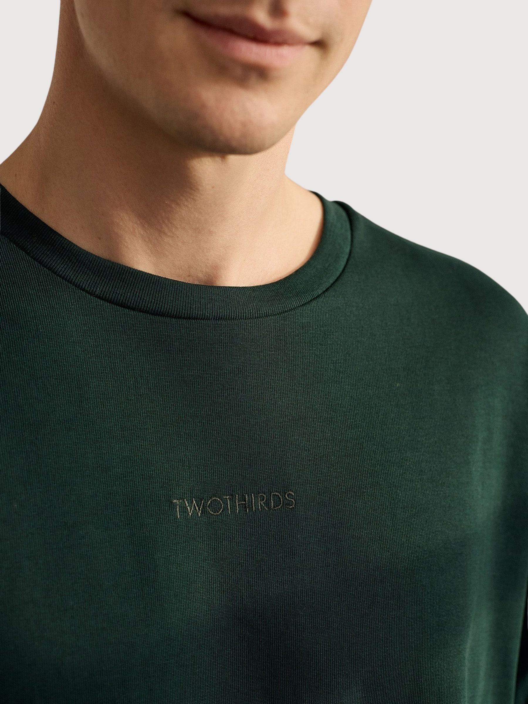 Roydon T-Shirt, dunkelgrün, Herren | TWOTHIRDS