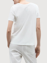 T-shirt Sara Cherry White | Re-Bello
