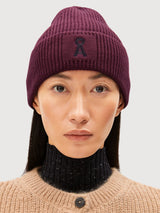 Beanie Iconic Nildaao Dark Purple | Armedangels