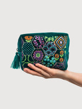 Cosmetic Bag VELVET BLOOM ART | Tranquillo