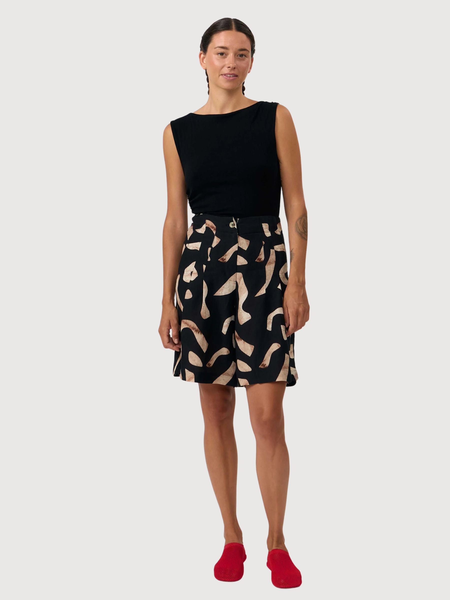 Pantalone Salor Bermuda Stampa Stone | Suite13lab