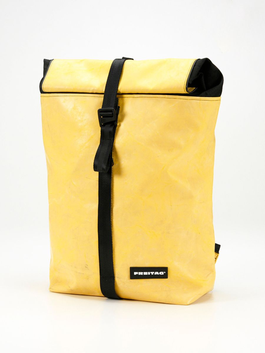 Backpack F155 Clapton Light Yellow In Used Truck Tarpaulin | Freitag