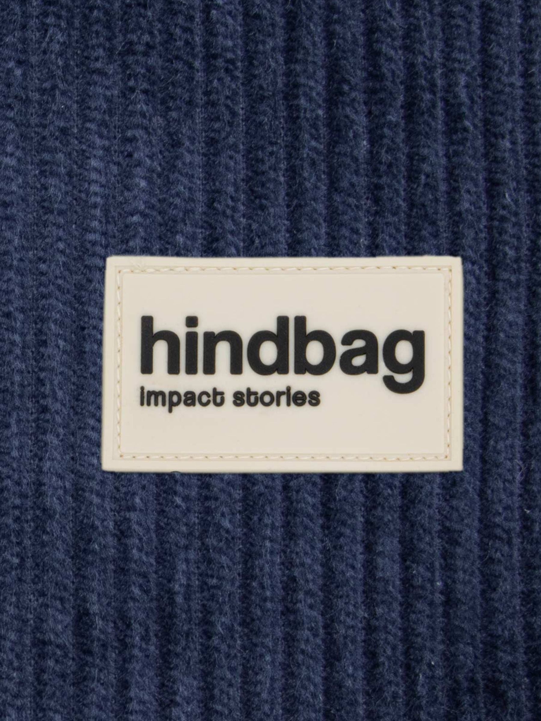 Andrea Fourrure Velours Marine | HINDBAG