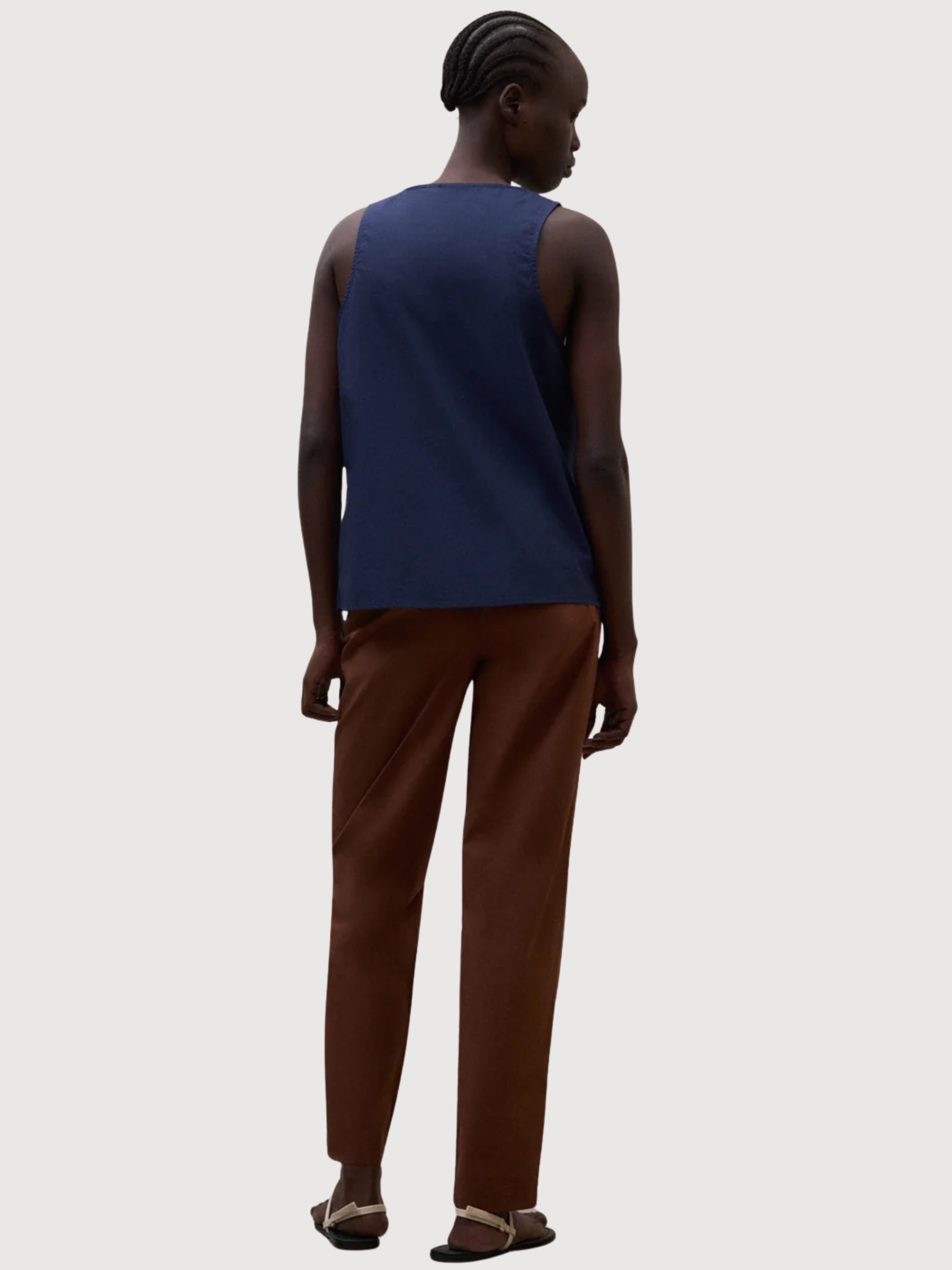 Pantaloni Laga Donna Cotone Ebony | Ecoalf