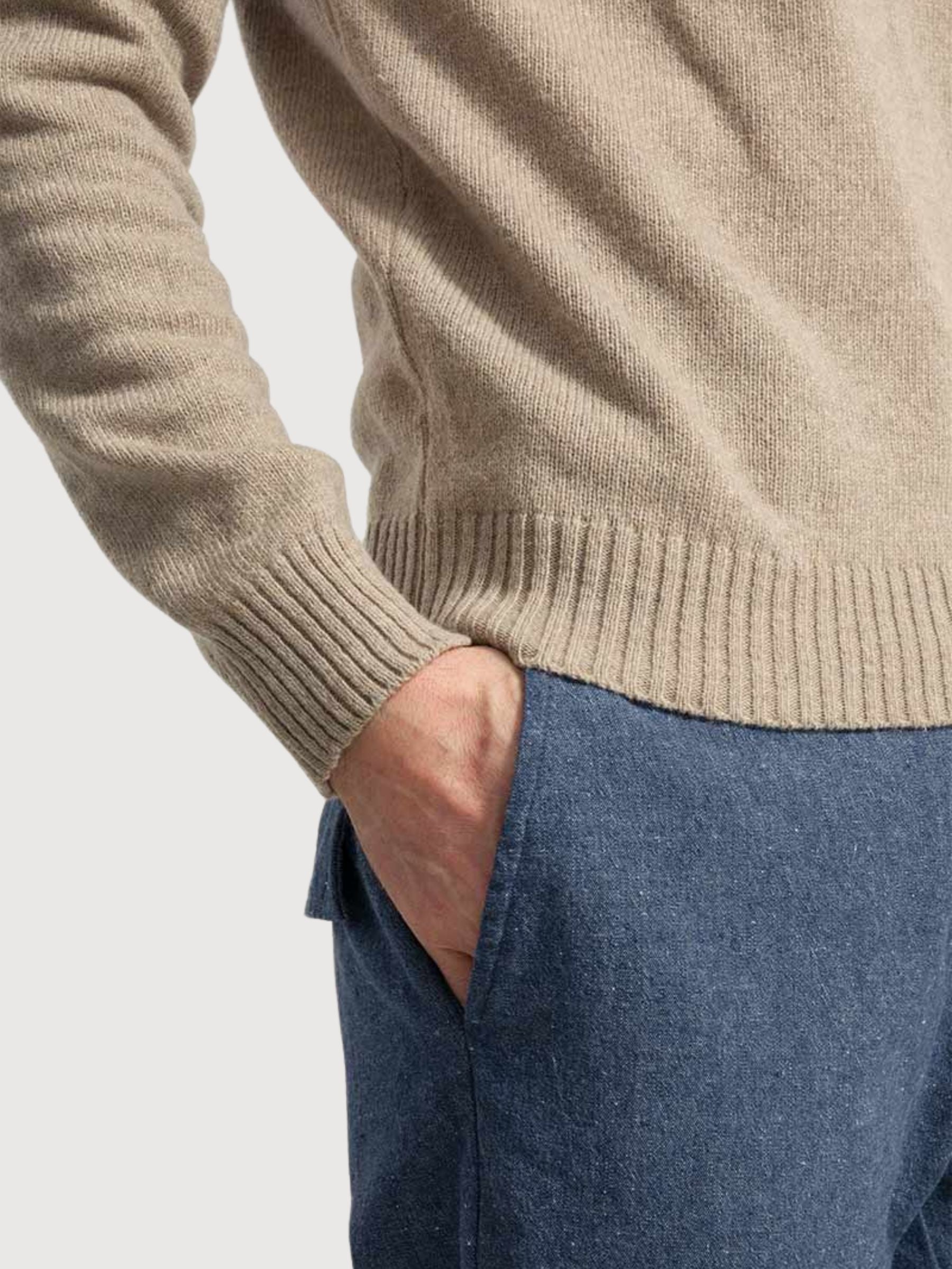 Ferrucio Wollpullover Beige Herren | Rifò