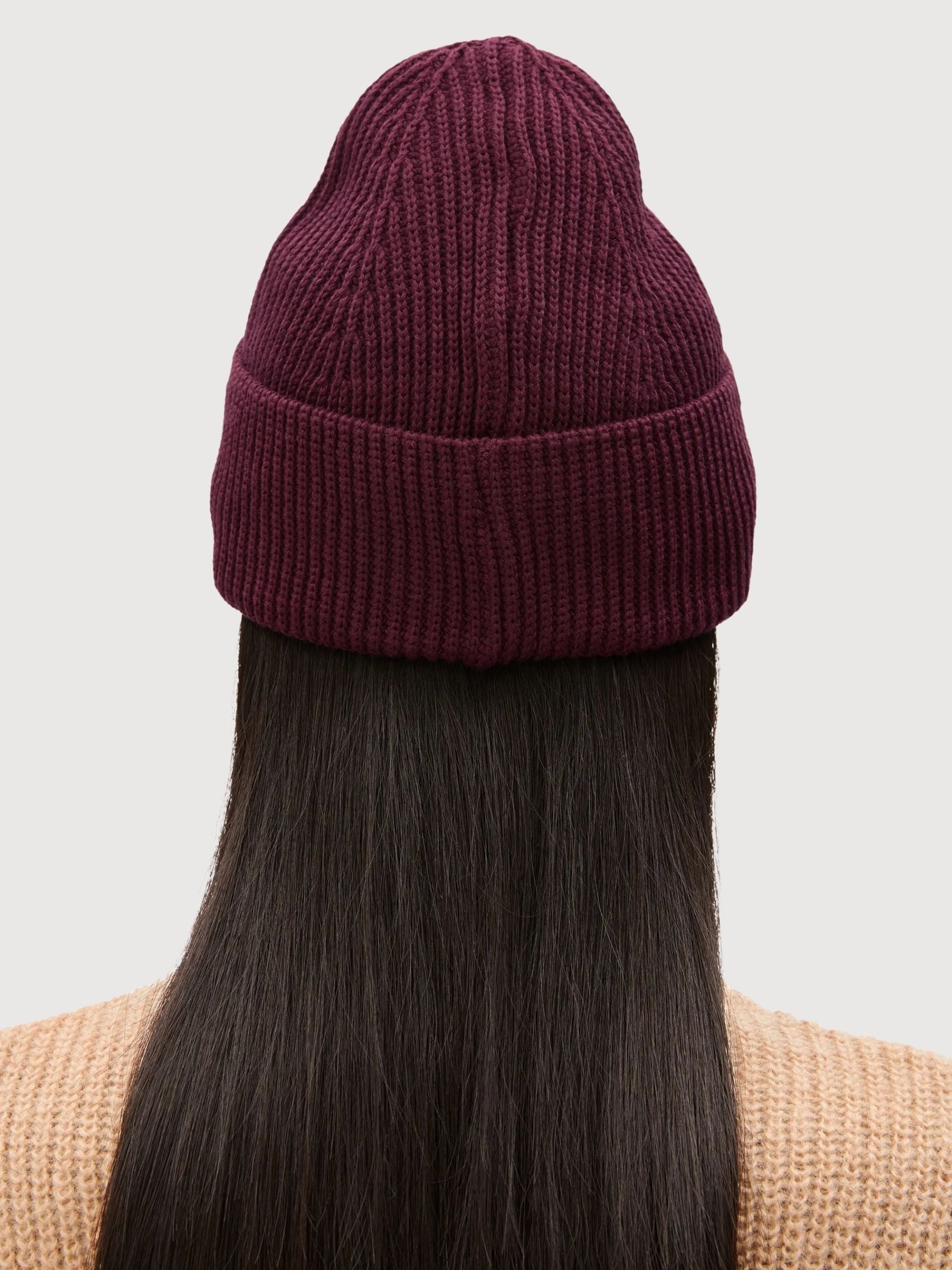 Beanie Iconic Nildaao Dark Purple | Armedangels