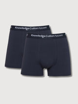 Anker Boxers Navy Herren Underwear Set 2 p. | Knowledge Cotton Apparel