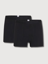 Anker Boxer Schwarz Herren Set 2 p  | Knowledge Cotton Apparel