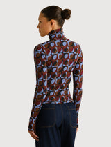 Rib Top Malma Retro Geo Multi Color | DEDICATED
