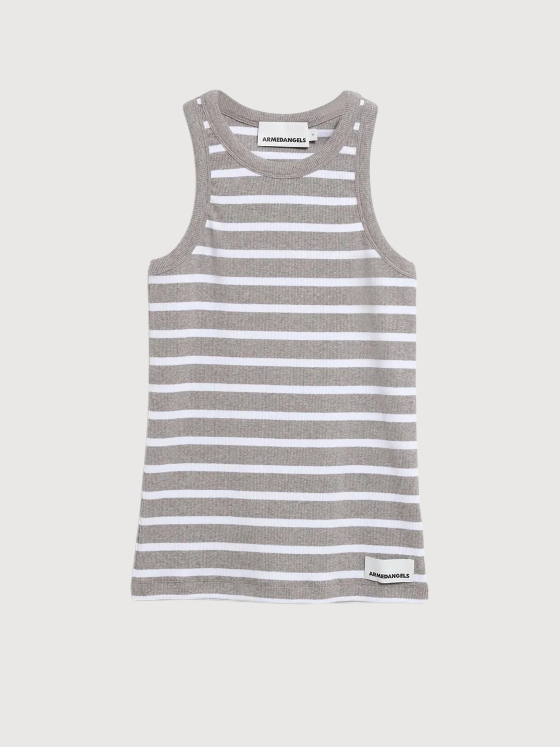 Stripe Top Kanitaa Silver White | Armedangels