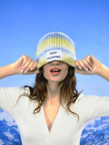 Beanie Keep Pushing Multicolor Unisex | Verb To Do