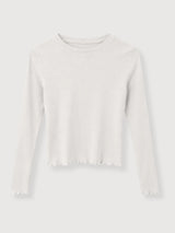 Longsleeve Babylock Hems Woman Offwhite | Mazine