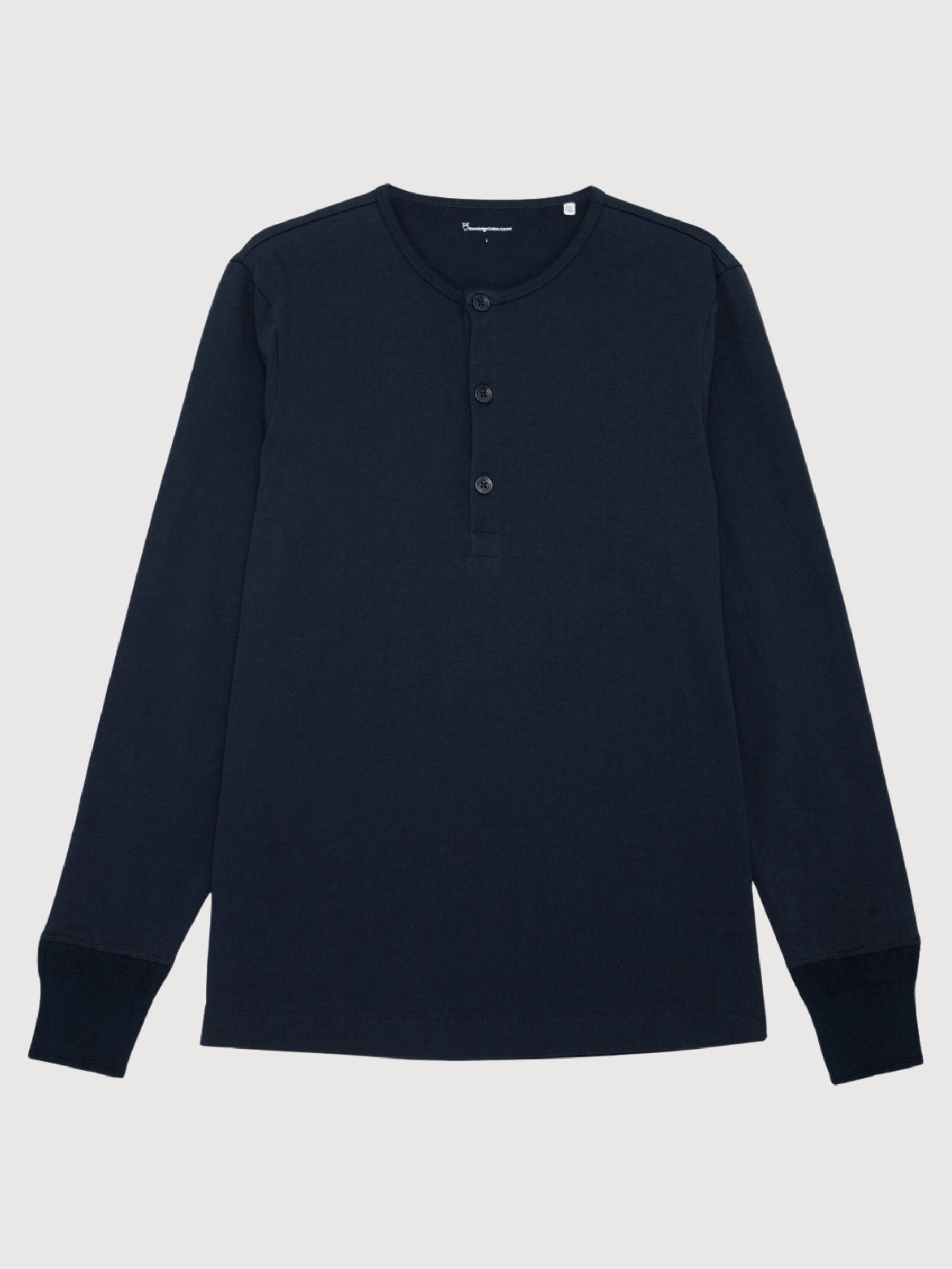 Bo Navy Man Longsleeve | Abbigliamento in cotone della conoscenza