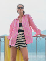 Striped shirt GOTS Off White | Lanius