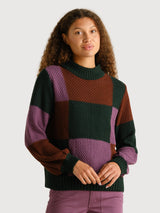 Pullover Gotland Blocked Multicolor | DEDICATED