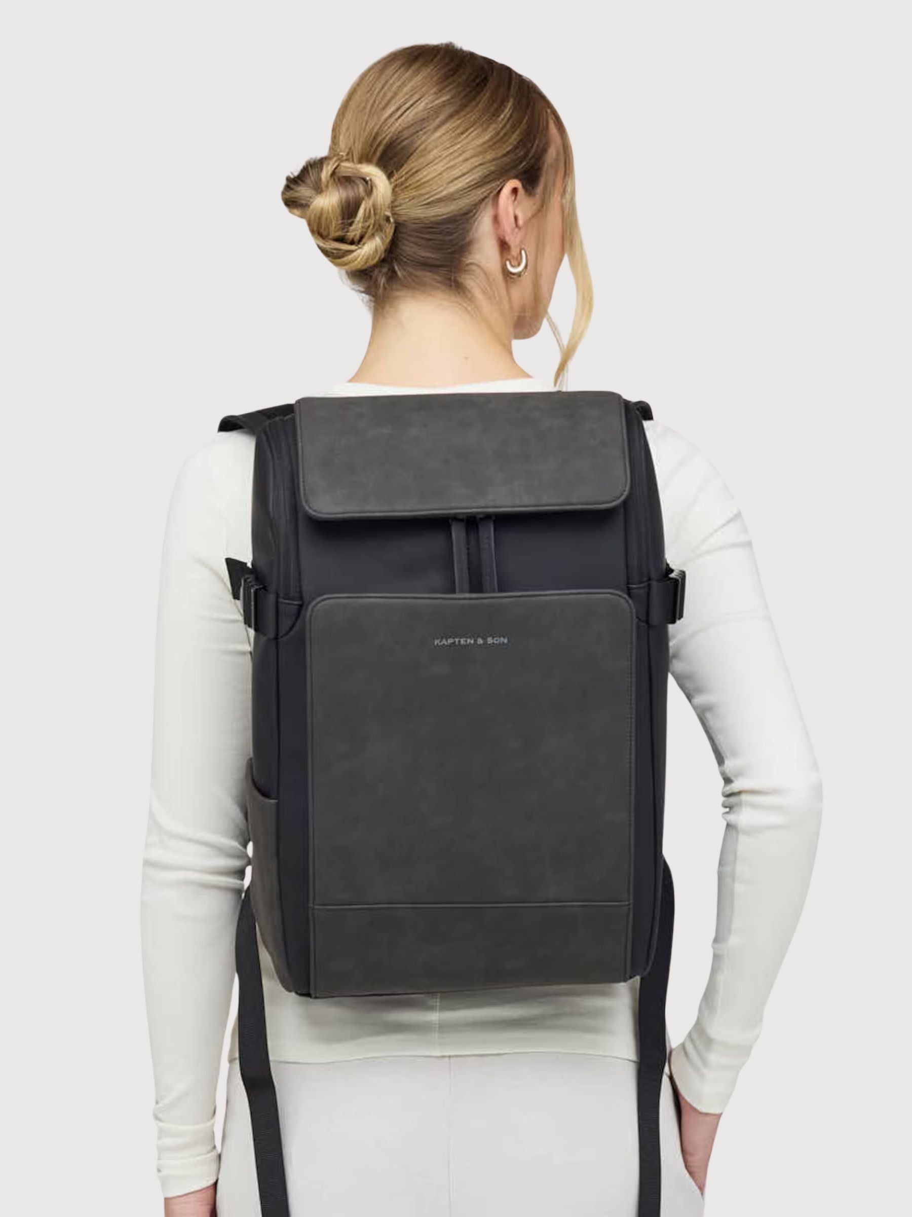 Backpack Bali Medium Black | Kapten & Son