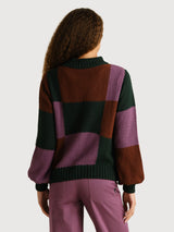 Pullover Gotland Blocked Multicolor | DEDICATED