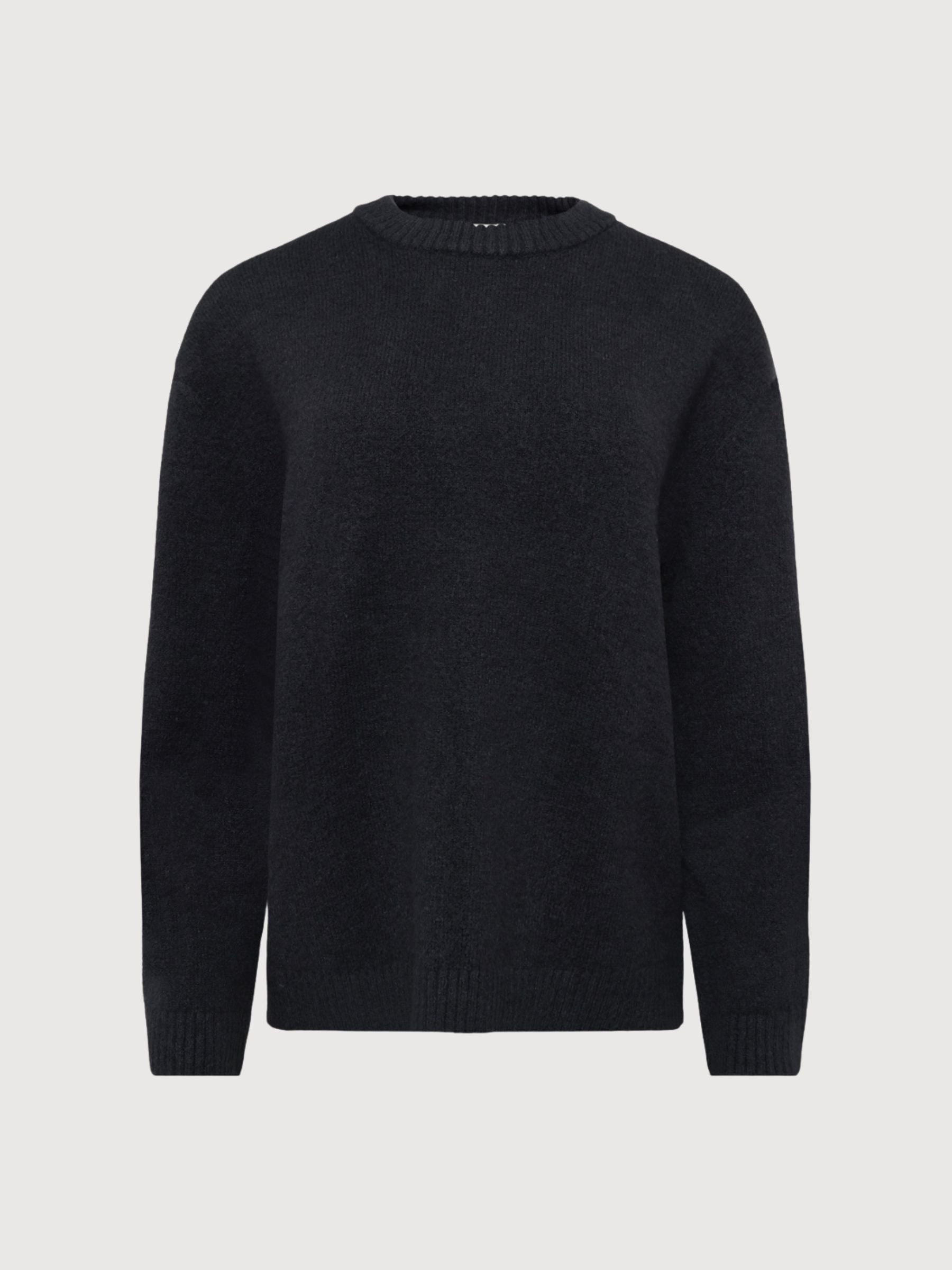 Sweater YarnBlack Woman | Knowledge Cotton Apparel