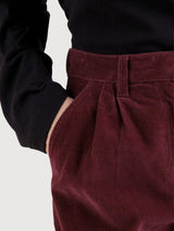 Trouser Vickleby Corduroy Red Woman | Dedicated