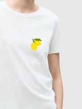 T-shirt Sara Limone Bianco | Re-Bello