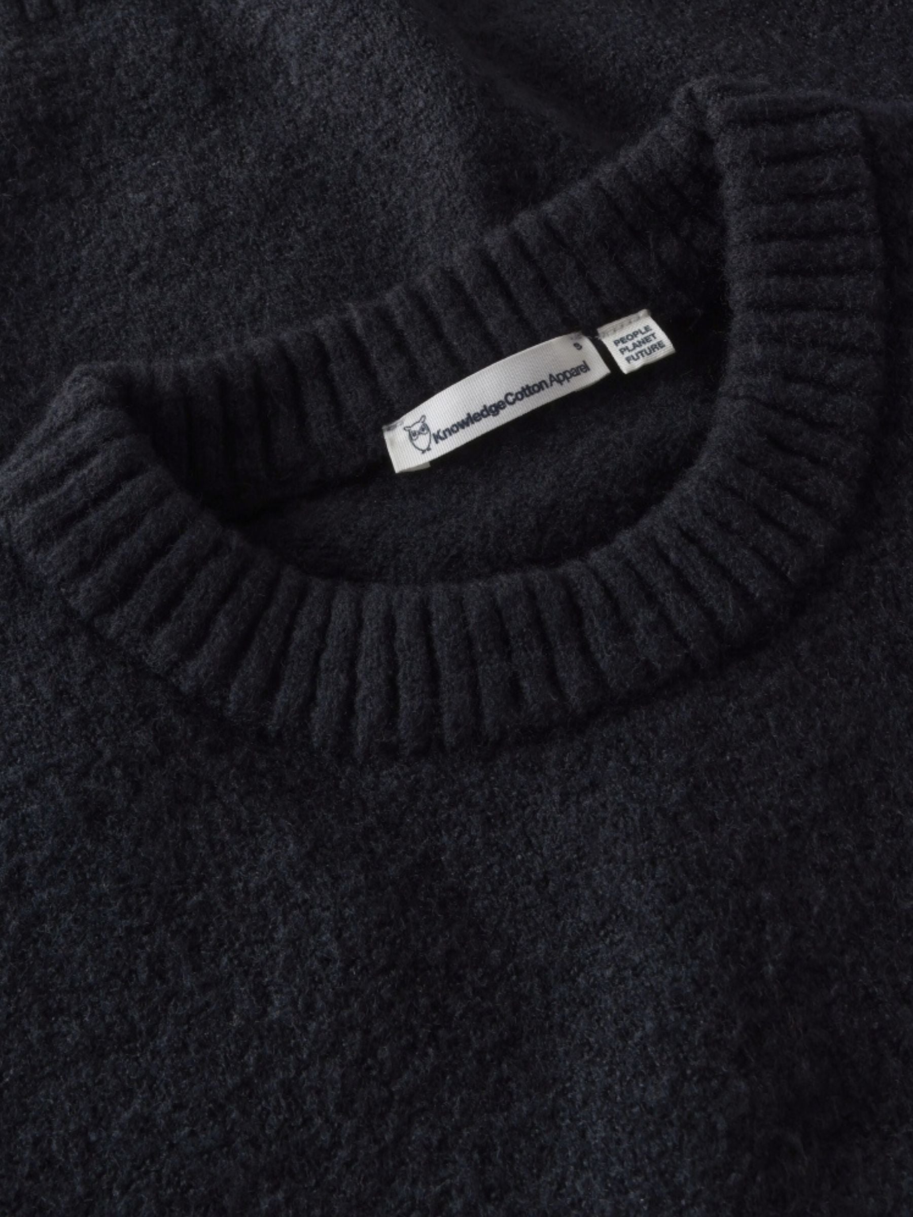 Sweater YarnBlack Woman | Knowledge Cotton Apparel