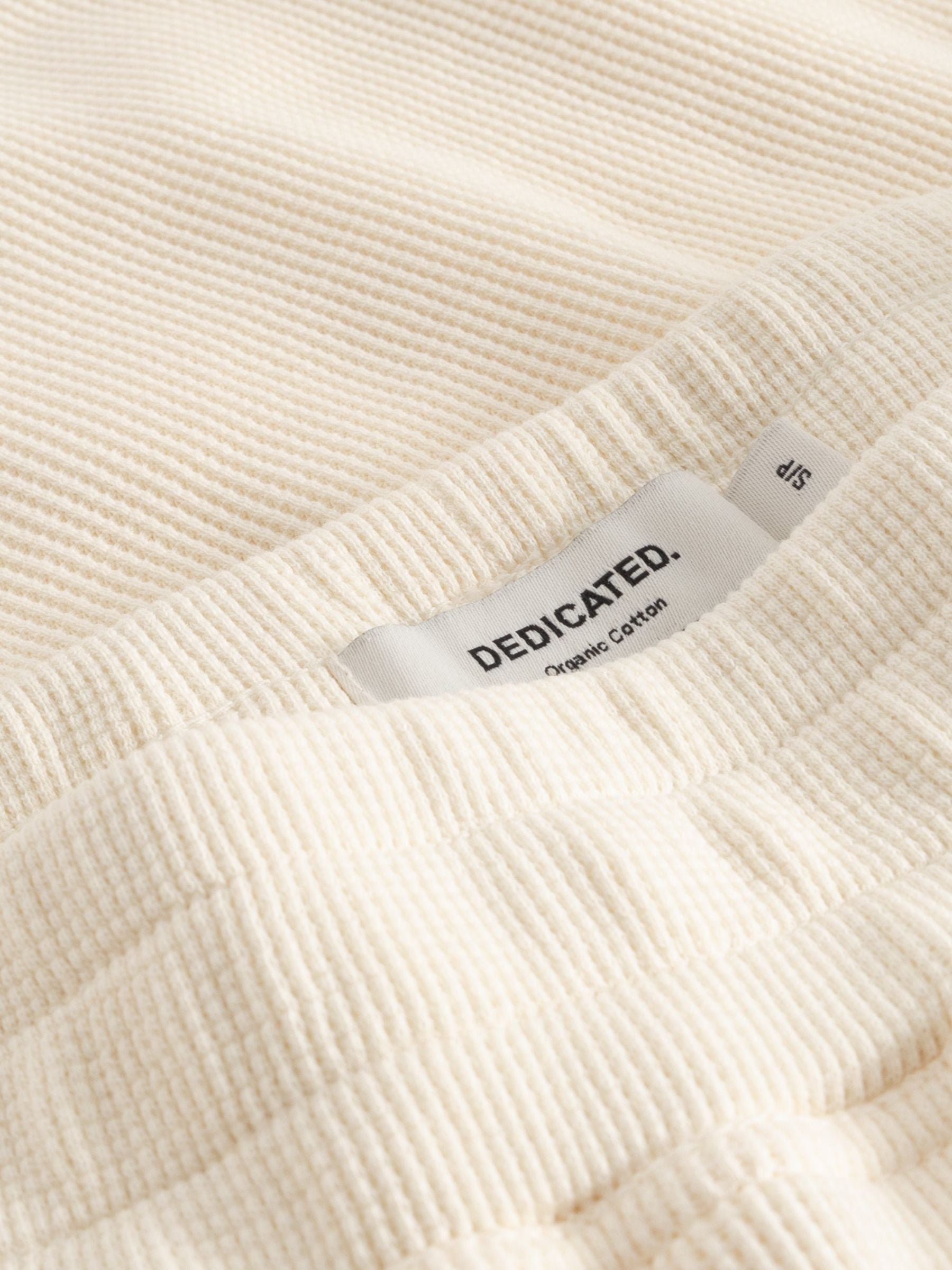 Pantaloncini a rombi Aspudden, color crema, cotone | DEDICATED