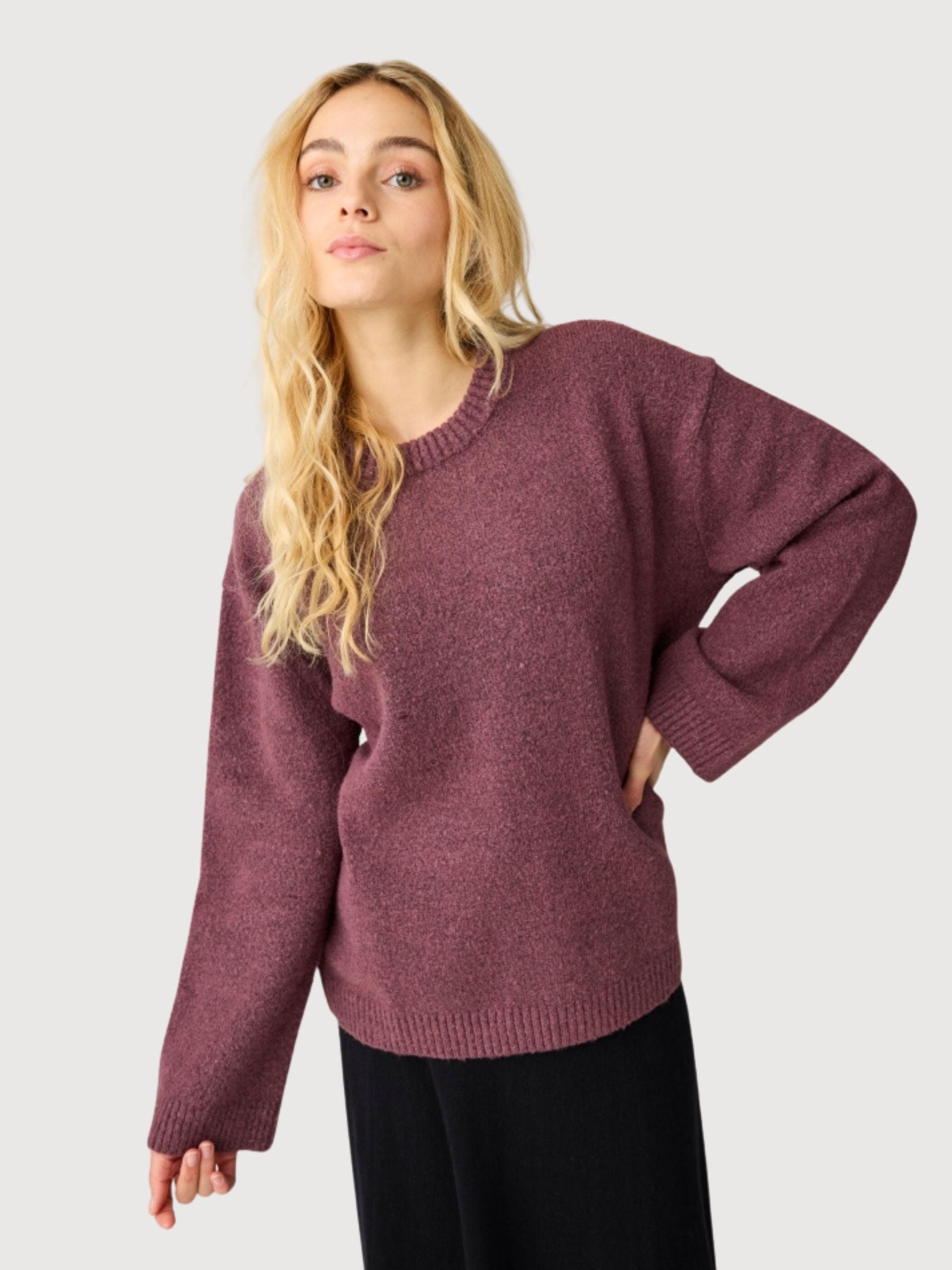 Sweater Yarn Burg Woman | Knowledge Cotton Apparel