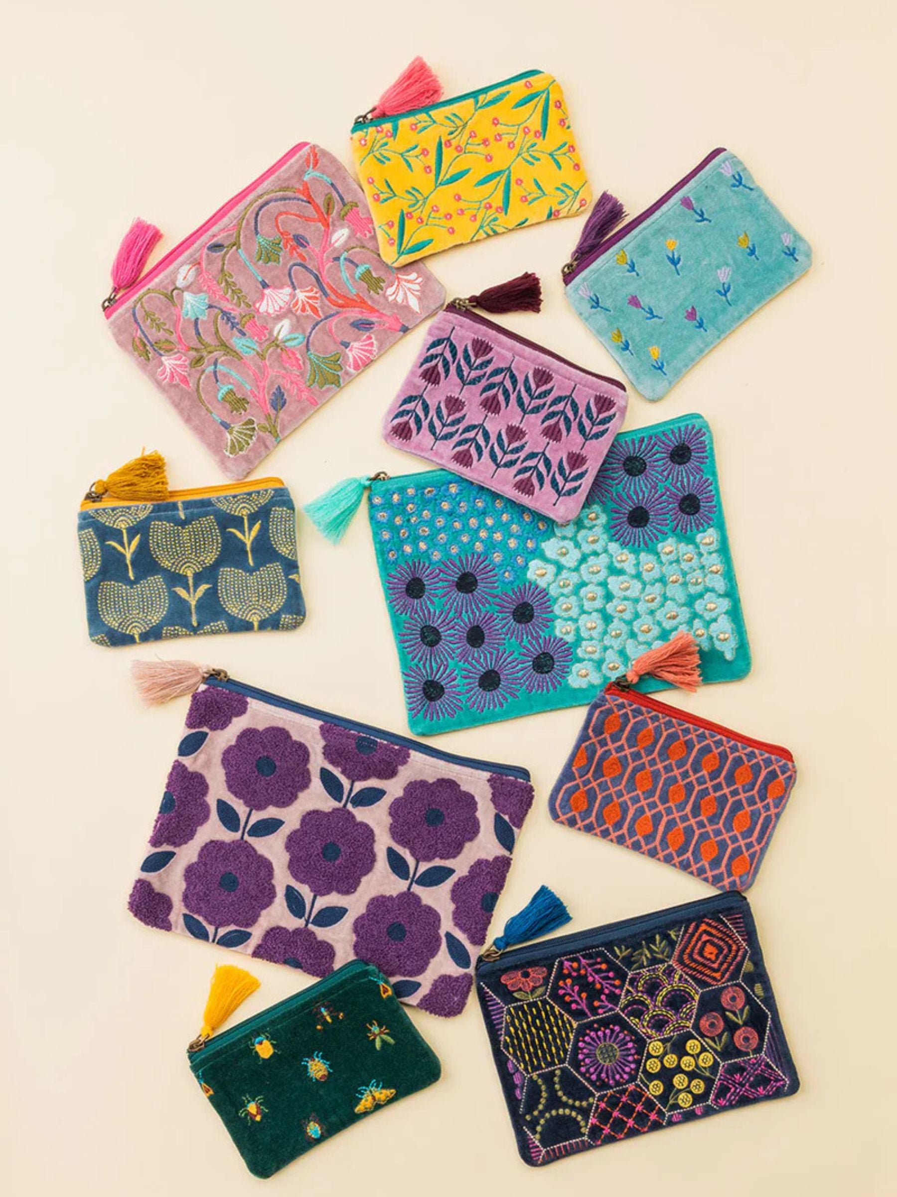 Samttaeschchen FLORAL