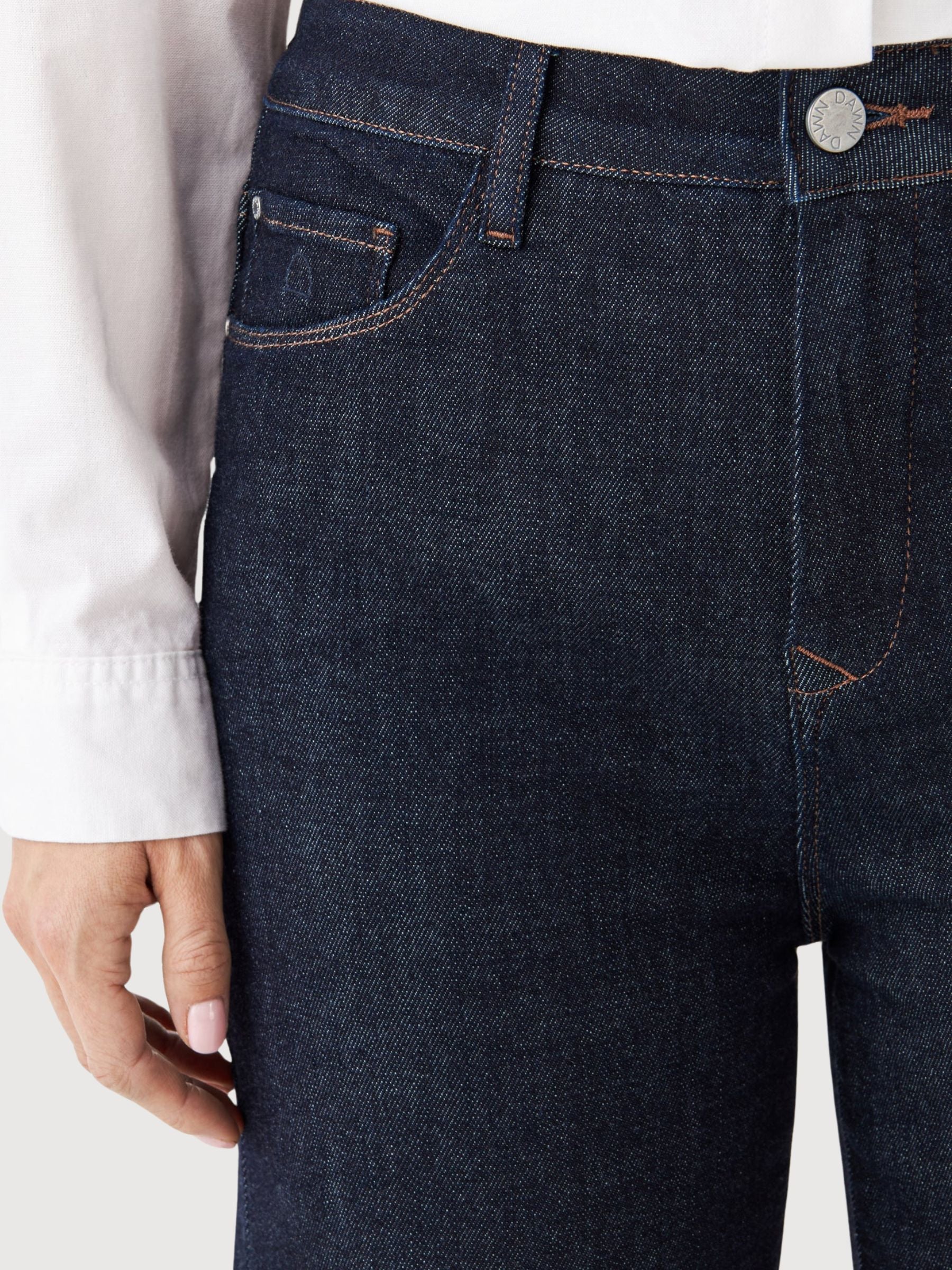 Dew-Flared Soft Denim - Classic Raw Blue | Dawn