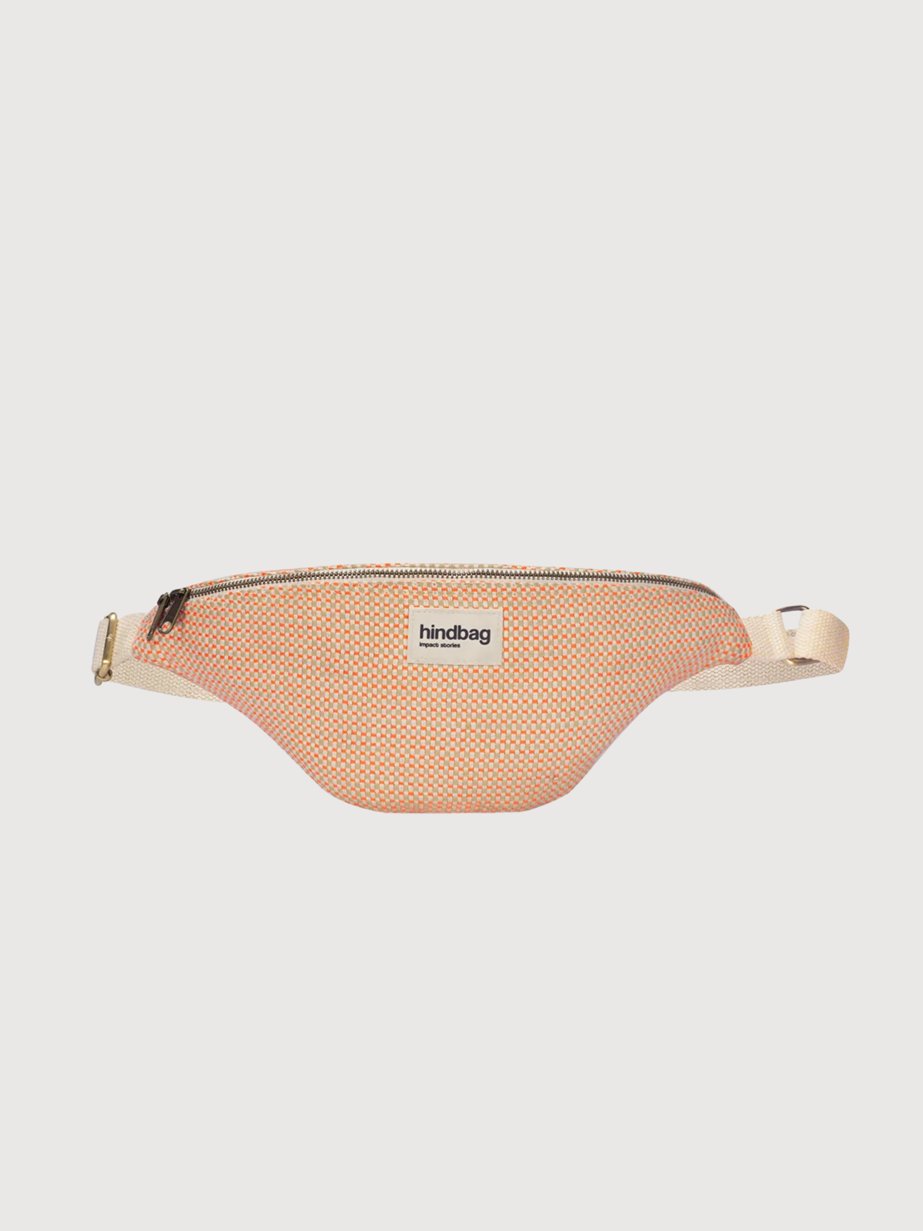Olivia Marsupio Intrecciato Corallo | Hindbag
