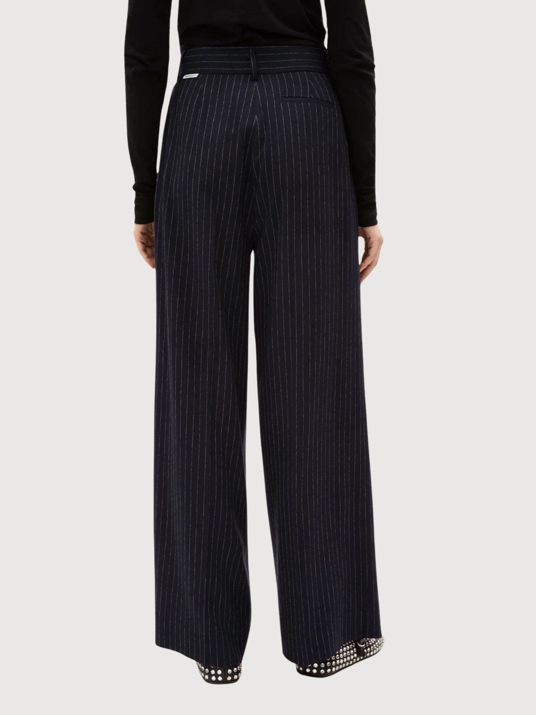 Pinstripe Pant Kaayua Night Sky | Armedangels