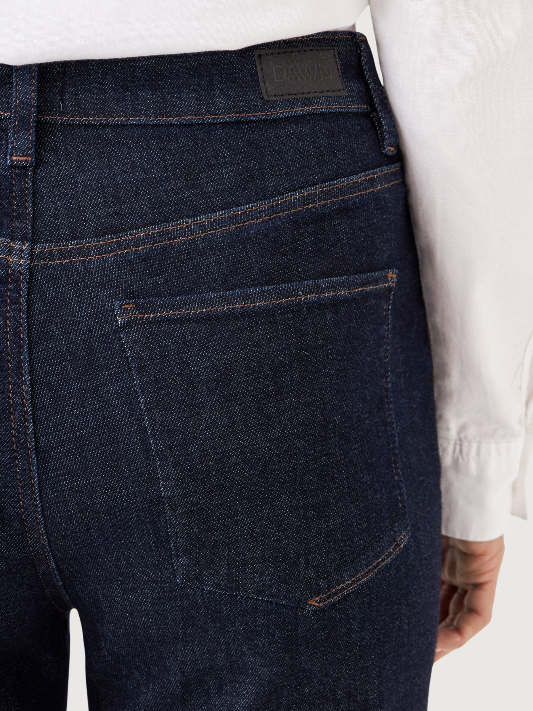 Dew-Flared Soft Denim - Classic Raw Blue | Dawn