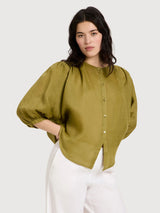 Blouse With Ruffle Cypres Woman | Lanius