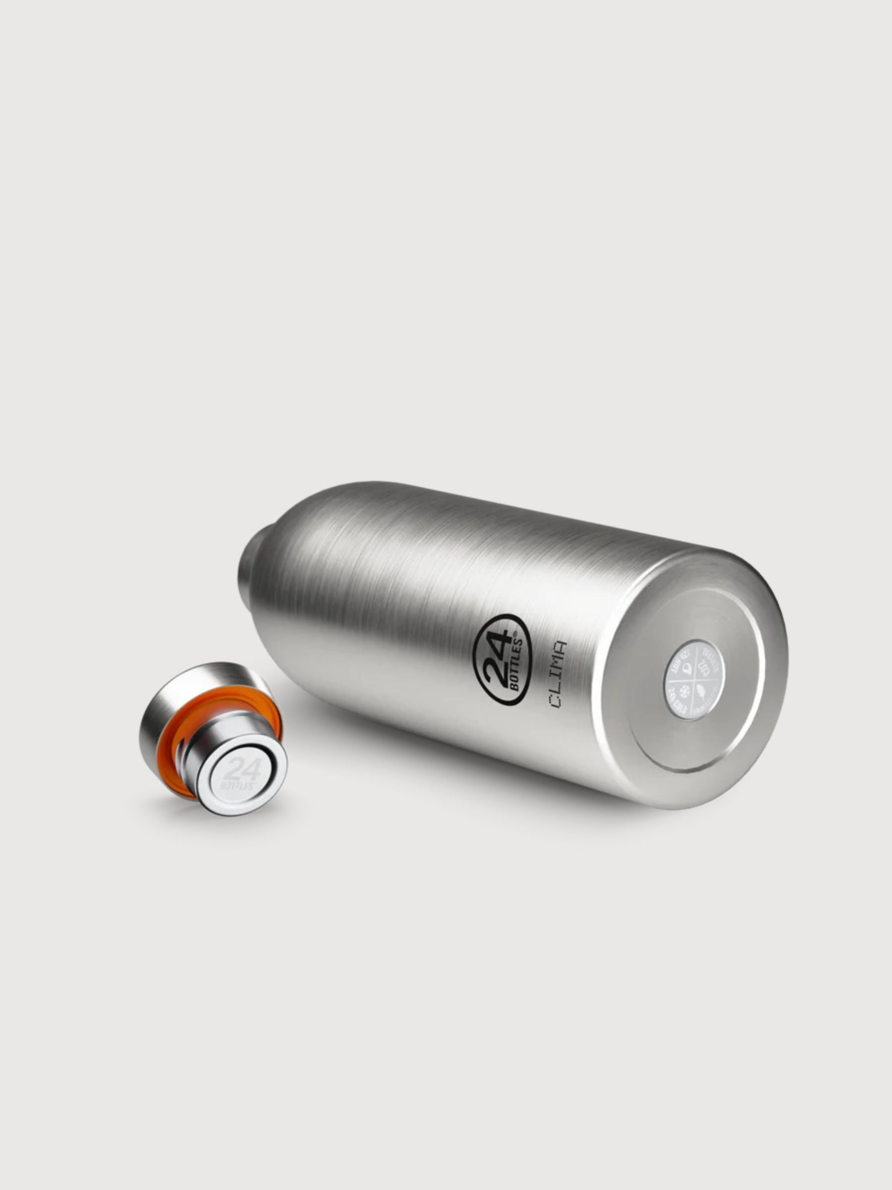 Clima Bottle 850 Gebürsteter Edelstahl | 24 Flaschen