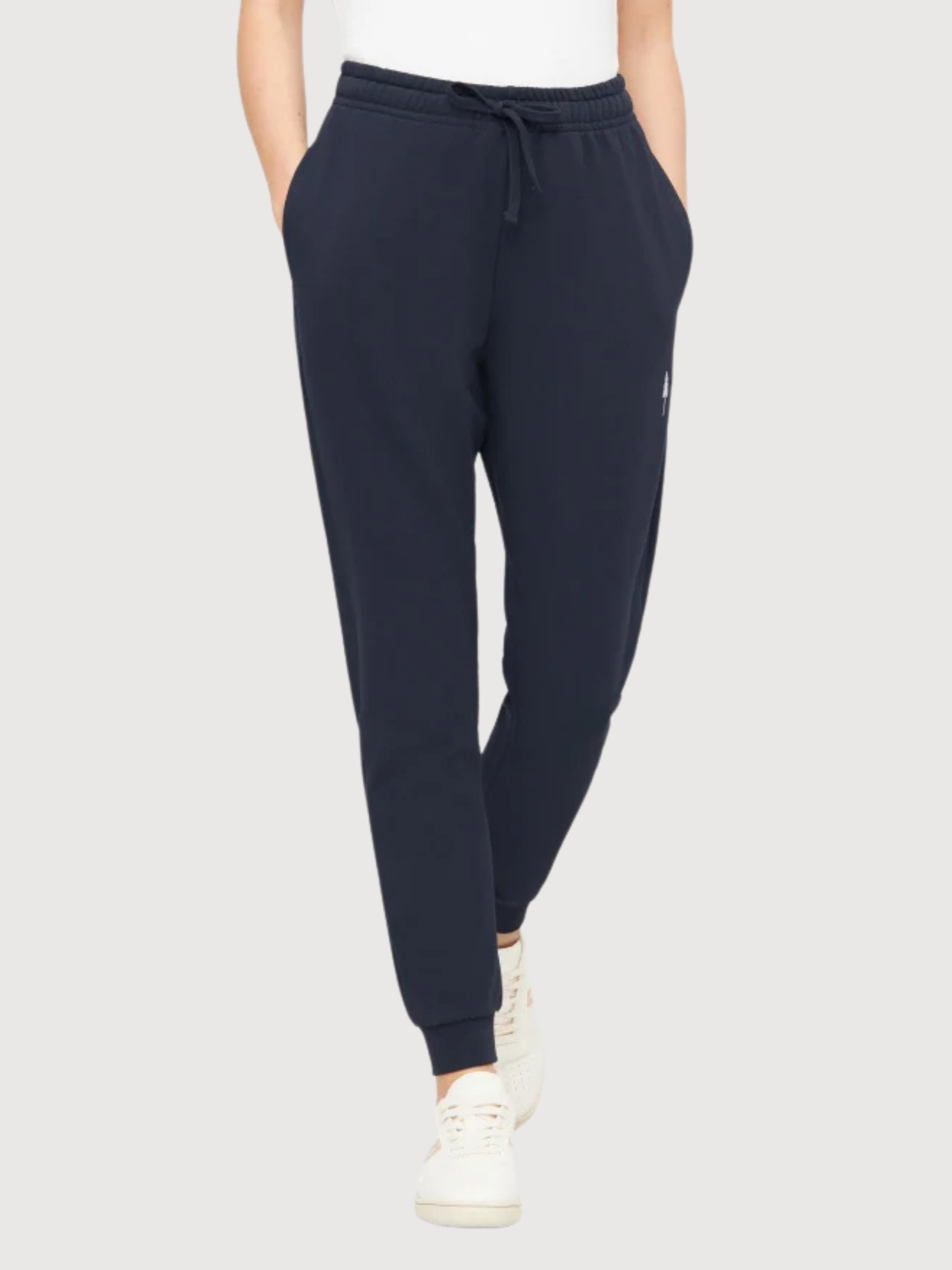 Treepants Pantaloni Jogging Cotone Organico Blu Scuro | Nikin
