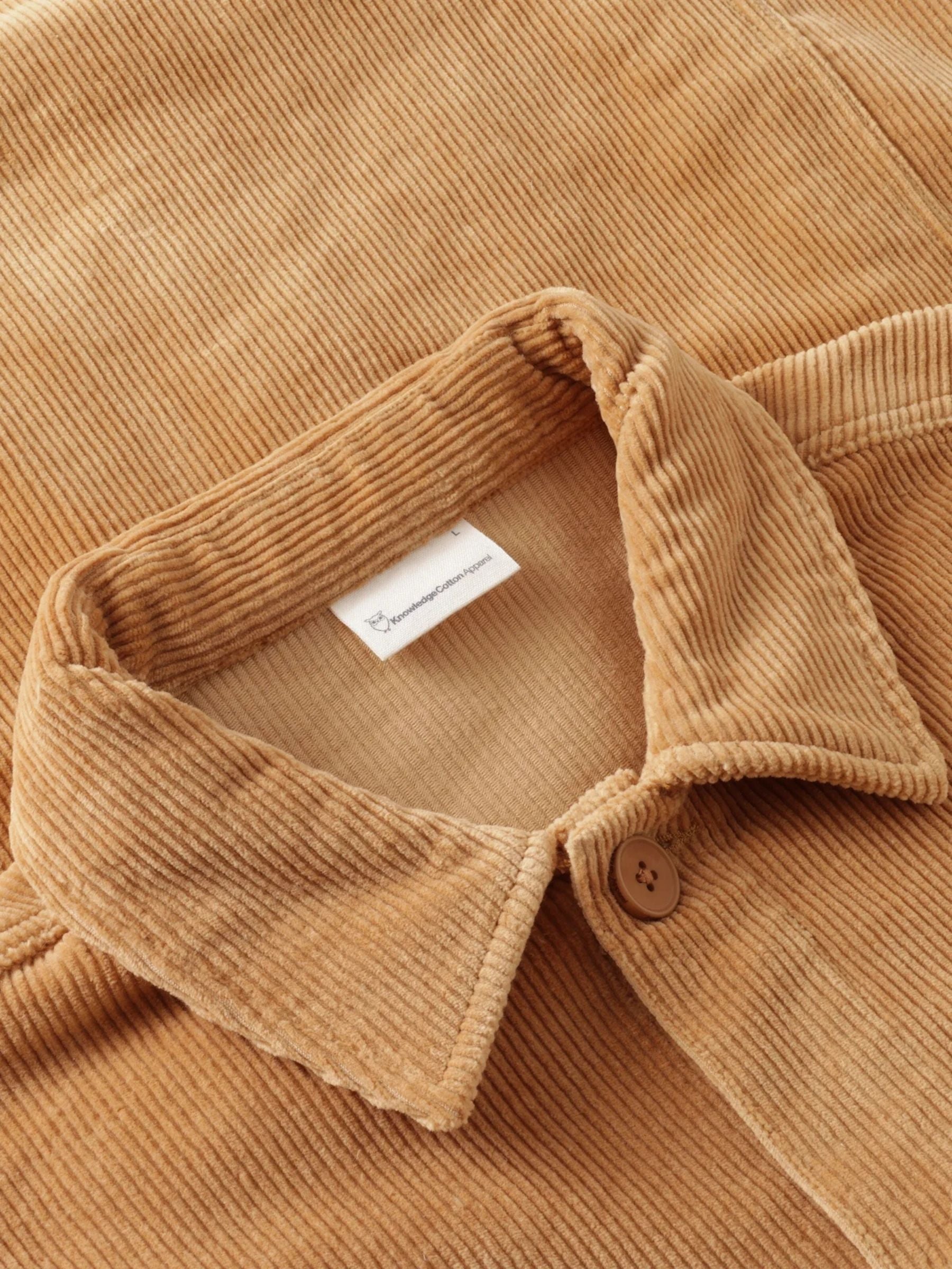 Corduroy Overshirt Apple Cinnamon | KNOWLEDGE COTTON APPAREL