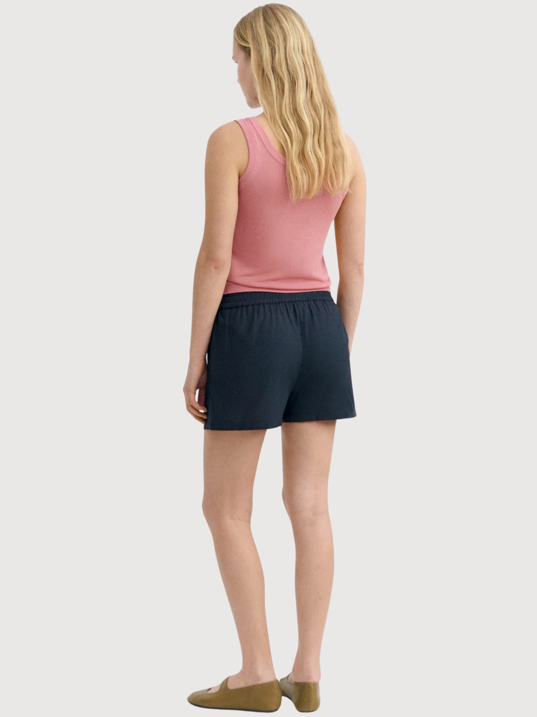 Pantaloncini Blu Navy con Pesce Patch Geraldine | Thinking Mu