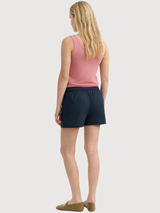 Pantaloncini Blu Navy con Pesce Patch Geraldine | Thinking Mu