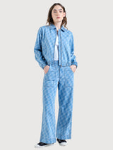 Pantaloni Vara Denim Papita Cats LightBlue | Dedicated