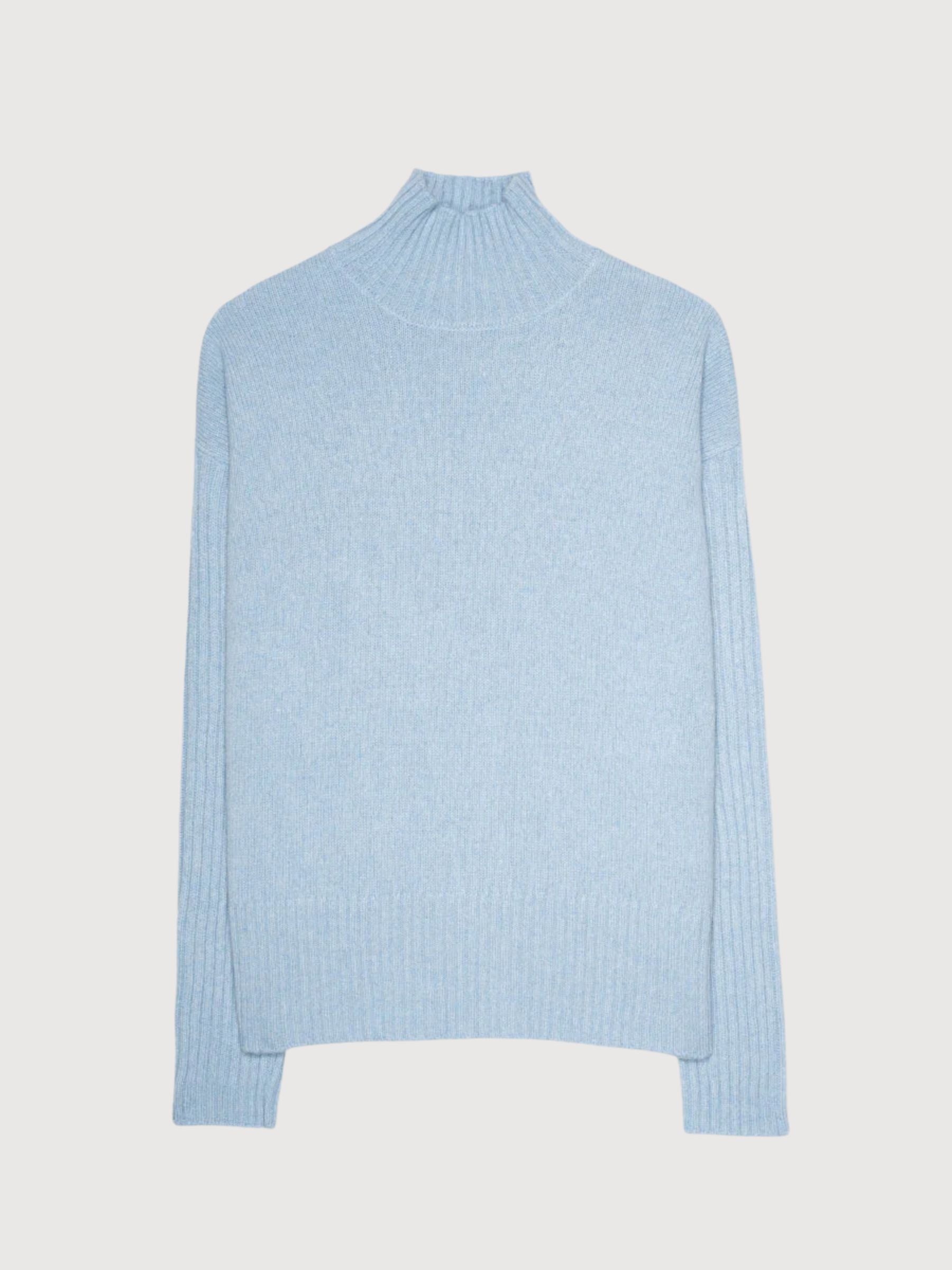 Erminia Pullover Light Blau Cashmere Damen | Rifo