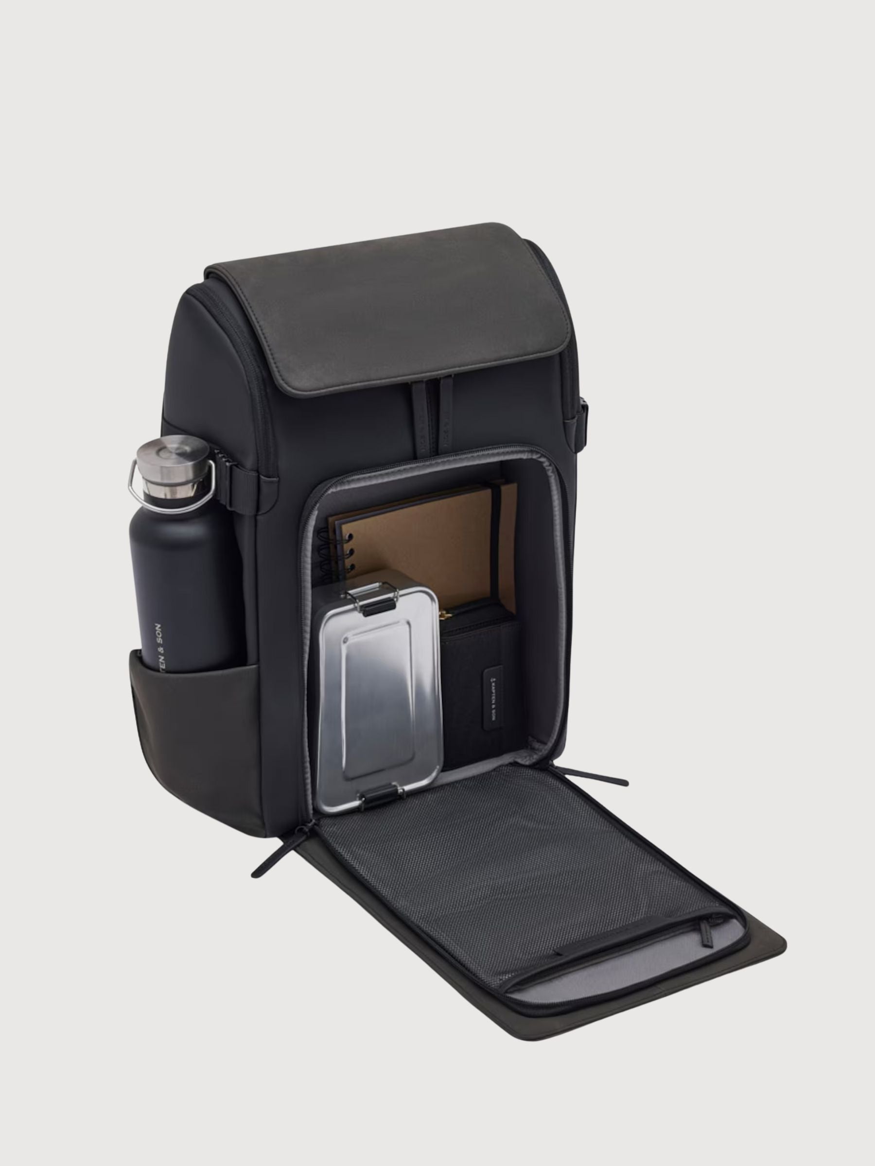 Backpack Bali Medium Black | Kapten & Son