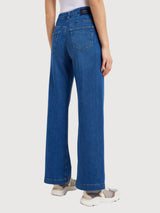 Jeans di Marlene High-Waist Gots in denim blu centrale | Lanius