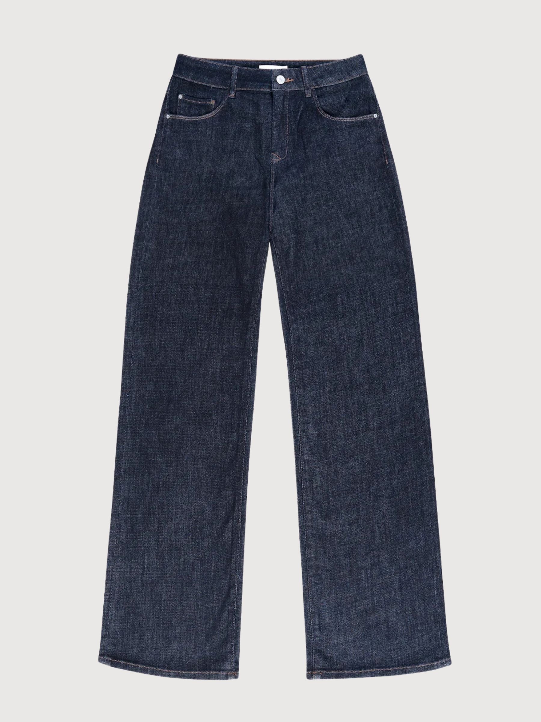 Dew-Flared Soft Denim - Classic Raw Blue | Dawn