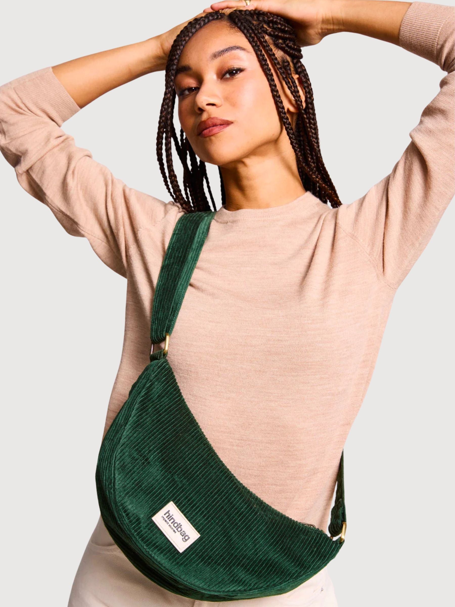 Andrea Fourrure Velours Sapin | HINDBAG