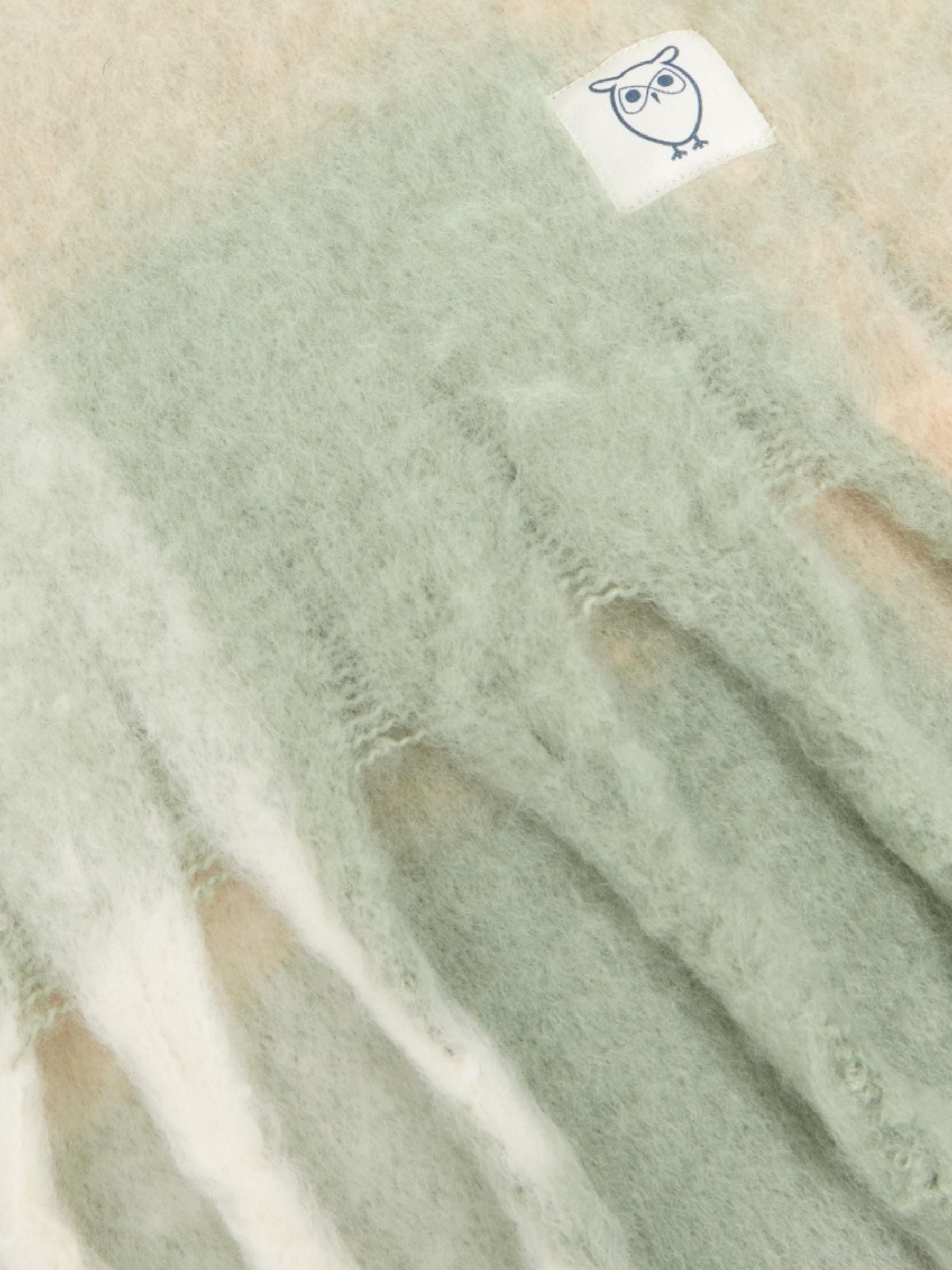 Scarf Fringe GreenCheck | Knowledge Cotton Apparel
