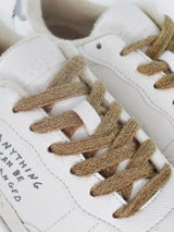 Schuh immergrünes weißes Silber in veganem Leder | ACBC