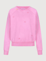 Felpa Fiori Rosa Neon Donna | Another Brand